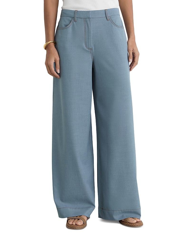 Reiss Petite Charlotte Wide Leg Pants