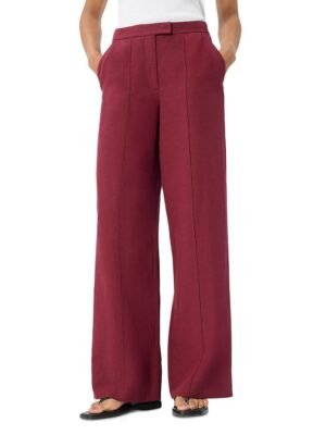 Whistles Petite Full Length Pintuck Trousers
