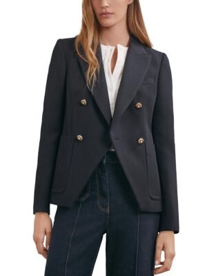 Reiss Petites Gigi Double Breasted Blazer