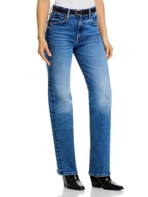 Mother Petites Lil Kick It High Rise Jeans in Bitchn