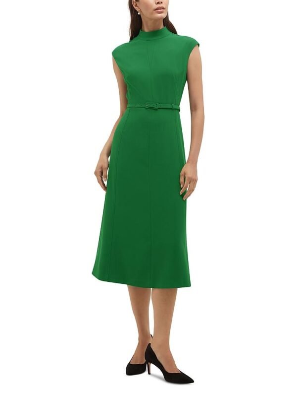 Hobbs London Petites Mae Belted Turtleneck Dress