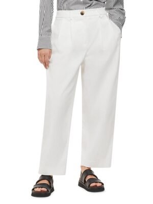 Whistles Petites Bethany Pleated Pants