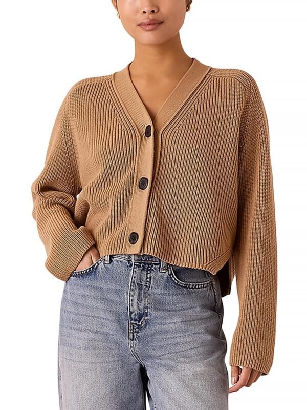 Whistles Petite Nala Cotton Cardigan