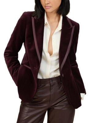Reiss Petite Velvet Jacket