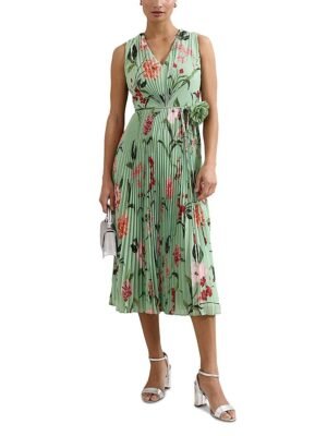 Phase Eight Petites Simara Pleated Dress