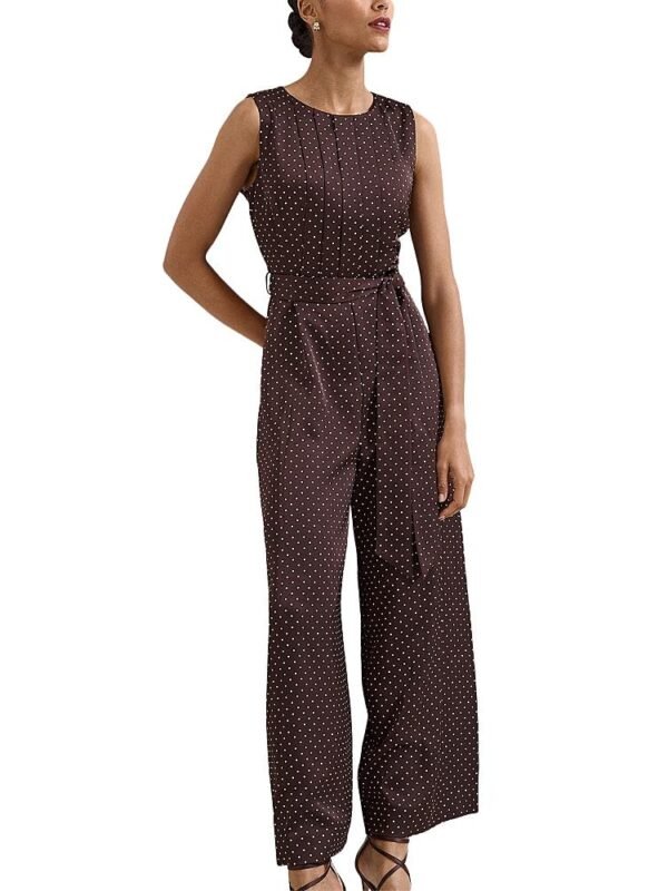 Phase Eight Petite Janine Sleeveless Straight Leg Jumpsuit