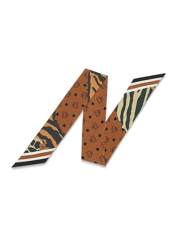 Mcm Animalier Petite Silk Scarf
