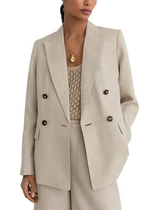 Reiss Petites Kit Linen Blazer