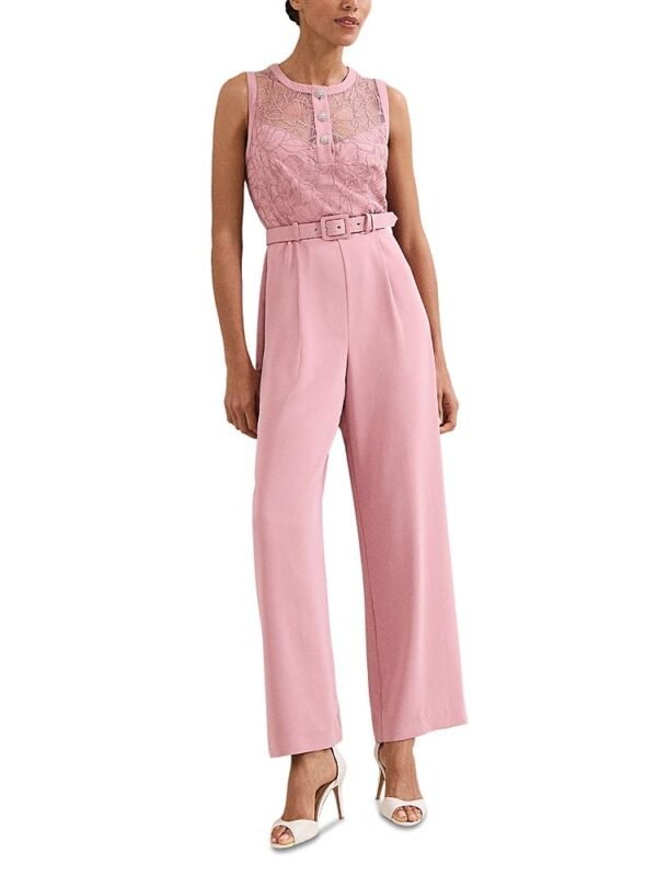 Phase Eight Petites Ivanna Embroidered Jumpsuit