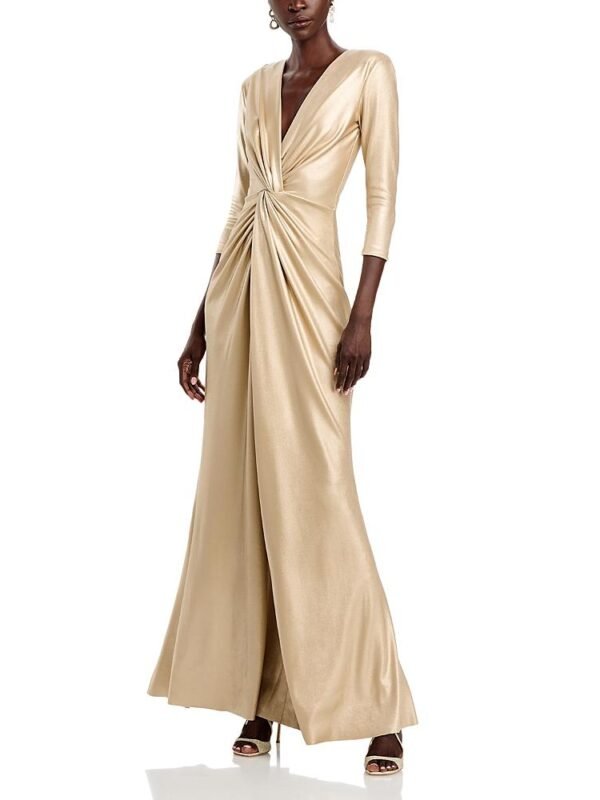 Chiara Boni La Petite Robe Arata Twist Front Long Gown