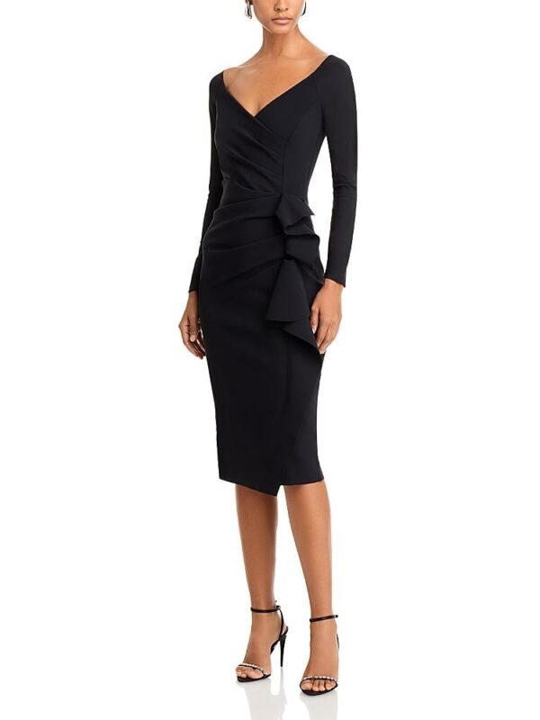 Chiara Boni La Petite Robe Silveria Off The Shoulder Bodycon Dress - Exclusive