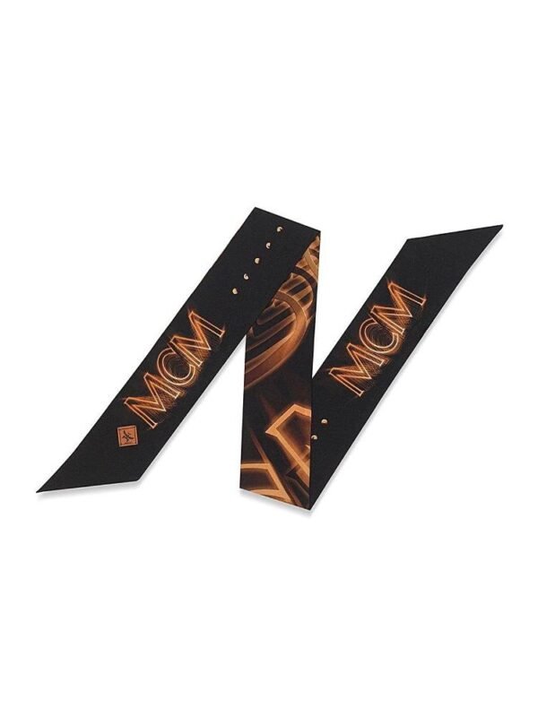 Mcm M50 Logo Petite Silk Scarf