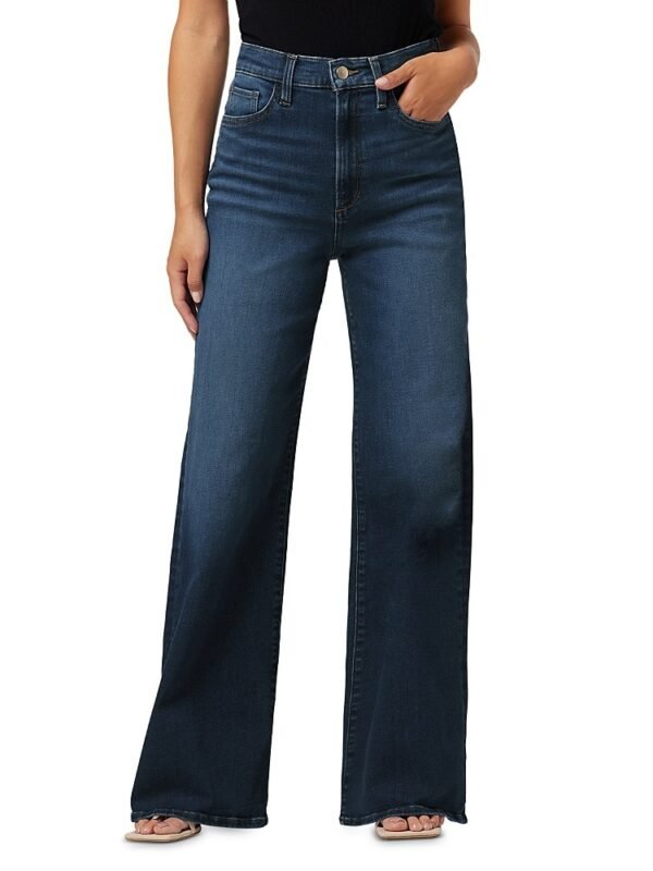 Joe's Jeans The Mia Petite High Rise Wide Leg Stretch Jeans in Exhale