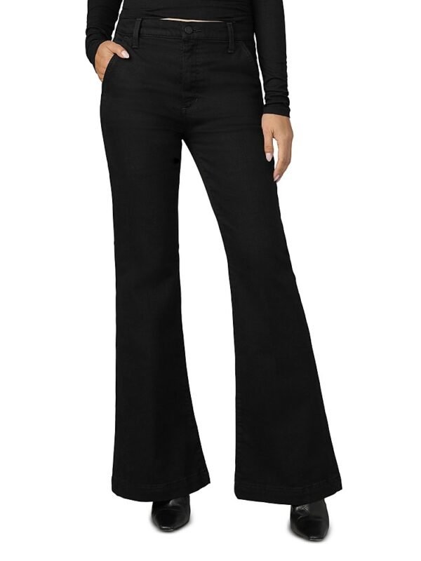 Joe's Jeans The Molly Petite High Rise Trouser Jeans in Black