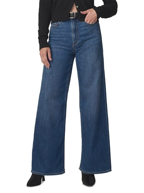 Joe's Jeans The Mia Petites Wide Leg Jeans in Fortunate
