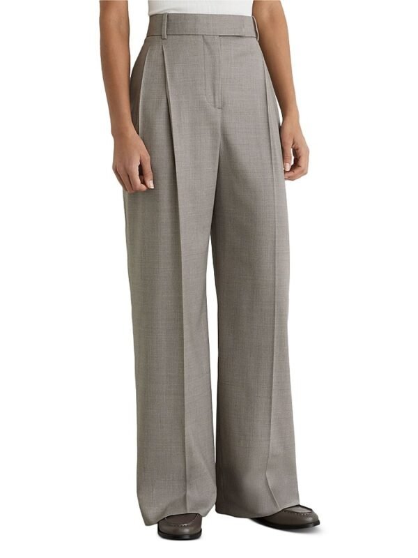 Reiss Petite Darcy Wool Blend Wide Leg Pants