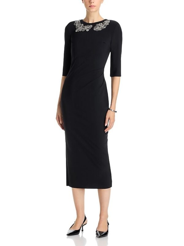 Chiara Boni La Petite Robe Shire Embellished Midi Dress