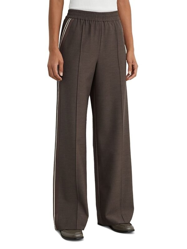 Reiss Petites Marlow Pintuck Wide Leg Pants