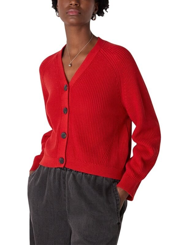 Whistles Petites V Neck Cardigan