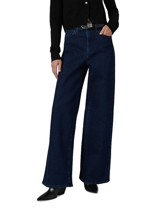 Joe's Jeans The Mia Petite Wide Leg High Rise Jeans in Cinema