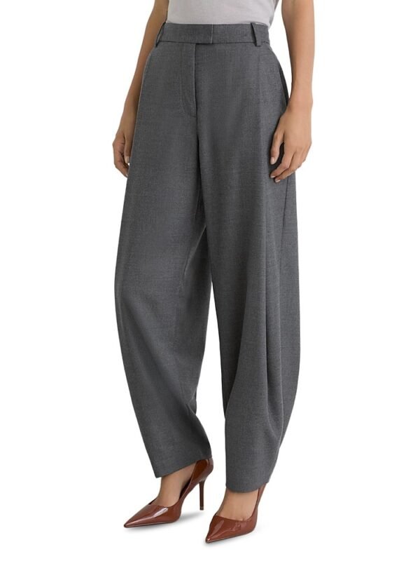 Reiss Petites Aries Tab Waist Barrel Pants