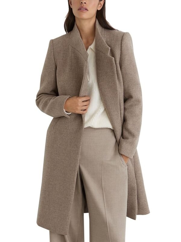 Reiss Petites Max Wool Blend Wrap Coat