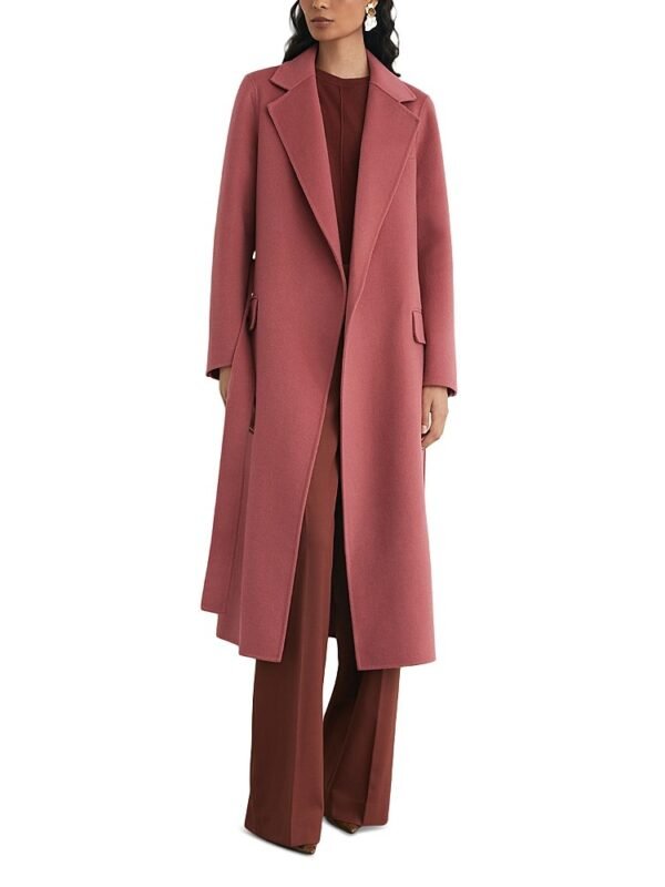 Reiss Petites Wool Blend Long Coat