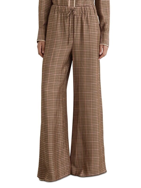 Reiss Petites Minnie Drawstring Wide Leg Pants