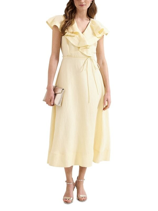 Phase Eight Petites Matilda Yellow Dress