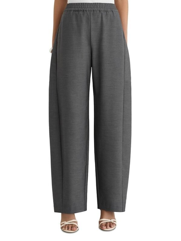 Reiss Petites Elle Barrel Leg Pull On Pants